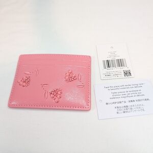 NWT Kate Spade Pink Floral Card Holder